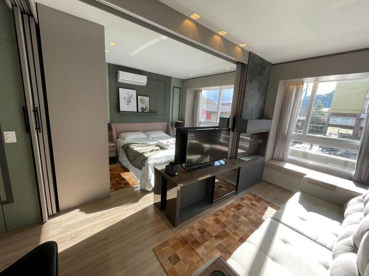 Loft Novo Aconchegante A 500M Da Rua Coberta Apartment Gramado Exterior photo