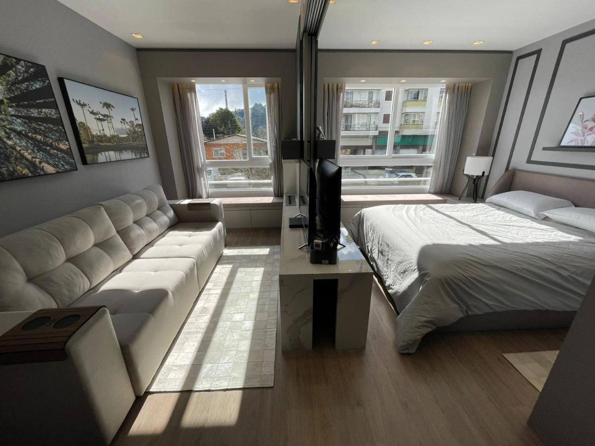Loft Novo Aconchegante A 500M Da Rua Coberta Apartment Gramado Exterior photo